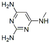 (8CI)-2,4-二氨基-6-(甲基氨基)-嘧啶结构式_24867-24-1结构式