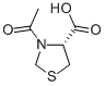 3-乙酰基-4-噻唑烷羧酸结构式_24877-72-3结构式