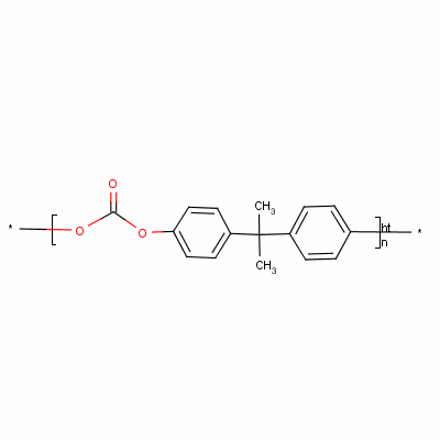 聚碳酸酯树脂结构式_24936-68-3结构式