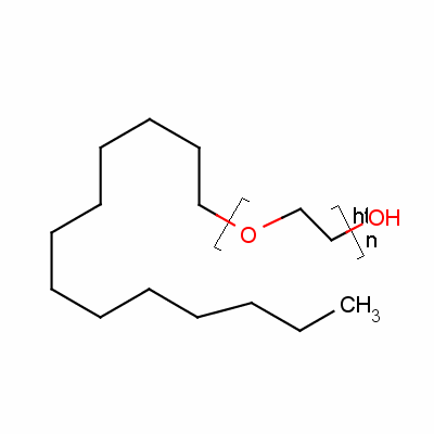 十三烷基醚聚氧代乙烯结构式_24938-91-8结构式