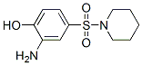 2-氨基-4-(哌啶-1-磺酰基)-苯酚结构式_24962-73-0结构式