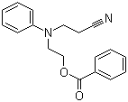 N-氰乙基-N-苯甲酰氧乙基苯胺结构式_25047-90-9结构式