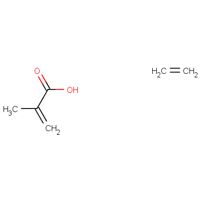 2-甲基丙烯酸与乙烯的聚合物结构式_25053-53-6结构式