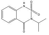 Bentazone Structure,25057-89-0Structure