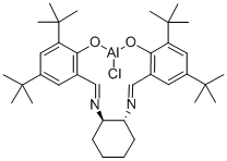 (R,R)-N,N′-Bis(3,5-di-tert-butylsalicylidene)-1,2-cyclohexanediaminoaluminum chloride Structure,250611-13-3Structure