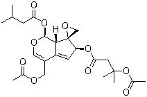 乙酰缬草三酯结构式_25161-41-5结构式