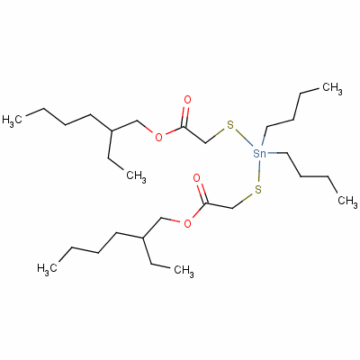 二丁基硫醇锡结构式_25168-24-5结构式