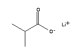 异丁酸锂结构式_25179-23-1结构式