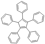 1,2,3,4,5-五苯基-1,3-环戊二烯结构式_2519-10-0结构式