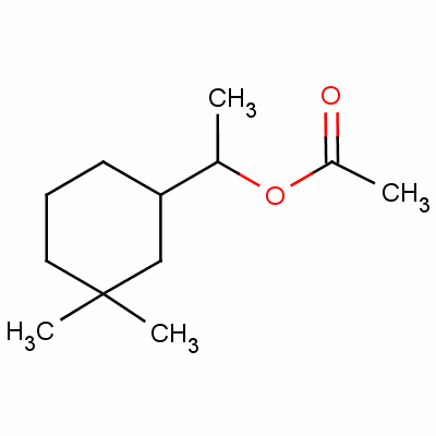 alpha,3,3-三甲基环己基甲基乙酸酯结构式_25225-10-9结构式