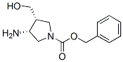 顺式-3-氨在-4-(羟基甲基)-1-吡咯啉羧酸苄酯结构式_252770-09-5结构式