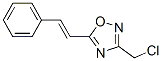 3-(Chloromethyl)-5-styryl-1,2,4-oxadiazole Structure,252867-19-9Structure