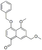 4-苄氧基-5-甲氧基-7-甲氧基甲基-1-萘醛结构式_253307-93-6结构式