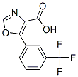 4-Oxazolecarboxylic acid, 5-[3-(trifluoromethyl)phenyl]- Structure,253315-30-9Structure