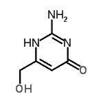 2-Amino-6-(hydroxymethyl)-4[1H]-pyrimidinone Structure,253340-48-6Structure