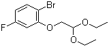 1-溴-2-(2,2-二乙氧基乙氧基)-4-氟苯结构式_253429-30-0结构式