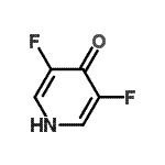 (9ci)-3,5-二氟-4-羟基吡啶结构式_253435-48-2结构式