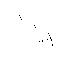 叔壬基硫醇结构式_25360-10-5结构式