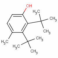 双(1,1-二甲基乙基)-4-甲基-苯酚结构式_25377-21-3结构式