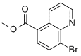 8-Bromo-5-Quinolinecarboxylic acid methyl ester Structure,253787-45-0Structure