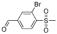 3-溴-4-(甲基磺酰基)苯甲醛结构式_254878-96-1结构式