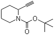 2-乙炔-1-哌啶羧酸-1,1-二甲基乙酯结构式_255864-58-5结构式