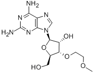 2-氨基-3-o-(2-甲氧基乙基)腺苷酸结构式_256224-02-9结构式