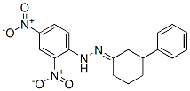 3-苯基环己酮 2,4-二硝基苯基肼酮结构式_25625-20-1结构式
