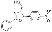 (4R,5r)-[5-(4-nitrophenyl)-2-phenyl-4,5-dihydro-oxazol-4-yl]methanol Structure,256475-85-1Structure