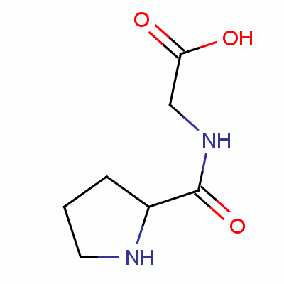 (吡咯烷-2-羰基)-氨基-乙酸结构式_2578-57-6结构式