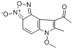 8-Acetyl-6-Methoxy-7-Methylpyrrolo[2,3-E]Benzofurazane-3-Oxide Structure,257869-88-8Structure