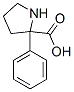 2-苯基吡咯烷-2-羧酸结构式_25860-44-0结构式