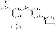 1-{4-[3,5-二(三氟甲基)苯氧基]苯基}-1H-吡咯结构式_259655-24-8结构式
