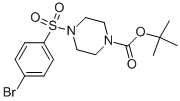 4-(4-BOC-哌嗪磺酰基)溴苯结构式_259808-63-4结构式