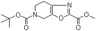 5-叔丁基2-甲基6,7-二氢噁唑并[5,4-C]吡啶-2,5(4H)-二羧酸结构式_259809-74-0结构式