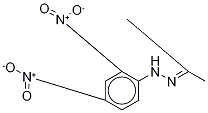 丙酮2,4-二硝基苯腙-D3氘代结构式_259824-57-2结构式
