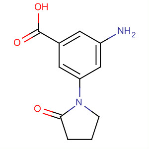 3-氨基-5-(2-氧代-吡咯烷-1-基)-苯甲酸结构式_26090-62-0结构式