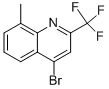 4-Bromo-8-methyl-2-(trifluoromethyl)quinoline Structure,260973-04-4Structure