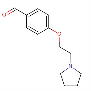 4-[2-(1-吡咯烷)乙氧基]苯甲醛结构式_26116-47-2结构式