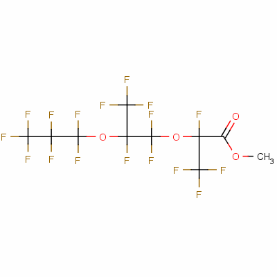 Perfluoro-2,5-dimethyl-3,6-dioxanonanoic acidmethyl ester Structure,26131-32-8Structure