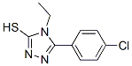 5-(4-chloro-phenyl)-4-ethyl-4H-[1,2,4]triazole-3-thiol Structure,26131-64-6Structure
