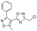3-(Chloromethyl)-5-(5-methyl-3-phenylisoxazol-4-yl)-1,2,4-oxadiazole Structure,261349-42-2Structure