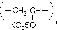 聚乙烯基硫酸钾结构式_26182-60-5结构式