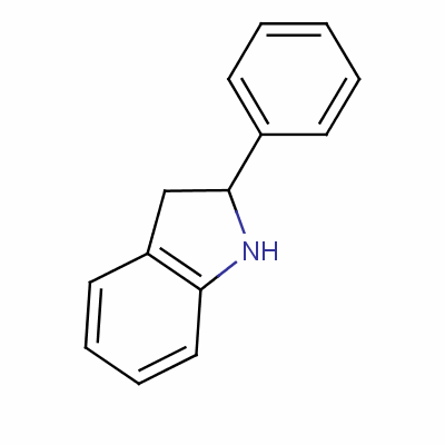 2-苯基吲哚啉结构式_26216-91-1结构式