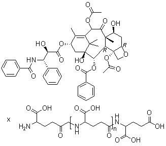 聚谷氨酸紫杉醇结构式_263351-82-2结构式