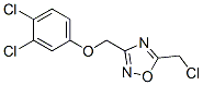 5-(Chloromethyl)-3-[(3,4-dichlorophenoxy)methyl]-1,2,4-oxadiazole Structure,263386-10-3Structure