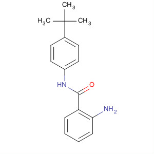 2-氨基-N-(4-叔丁基苯基)苯甲酰胺结构式_263559-06-4结构式