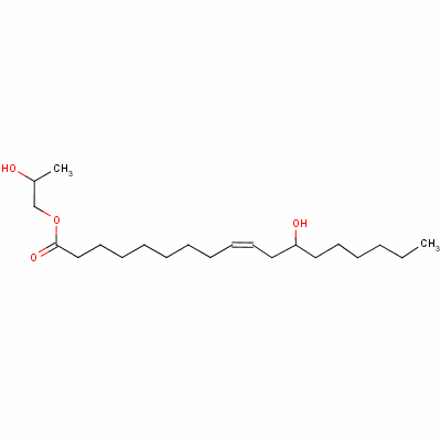 丙二醇蓖麻醇酸酯结构式_26402-31-3结构式