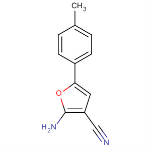 2-氨基-5-(4-甲基苯基)-3-呋喃甲腈结构式_26454-84-2结构式