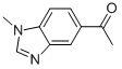 5-乙酰基-1-甲基苯并咪唑结构式_265107-91-3结构式